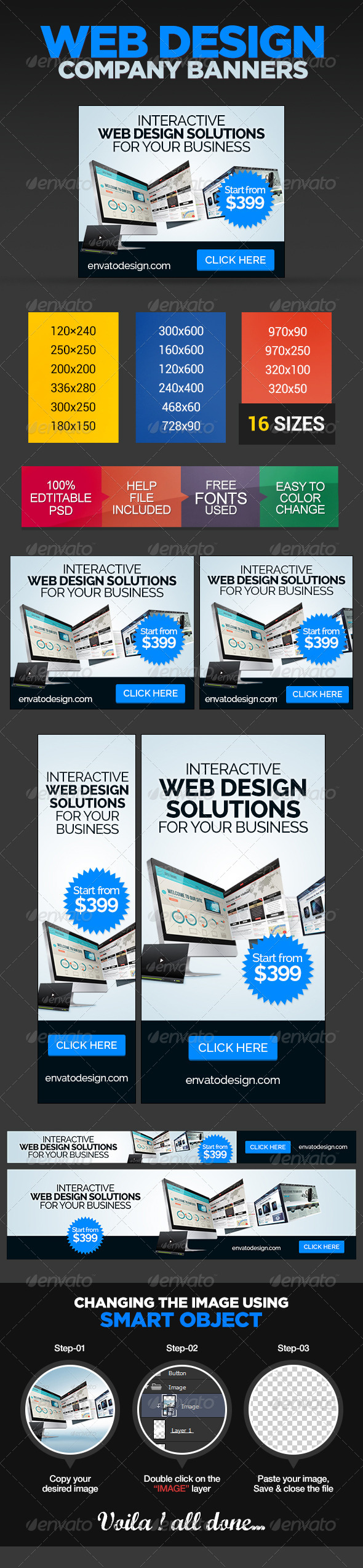 Design Company Banner Ads (Banners & Ads)