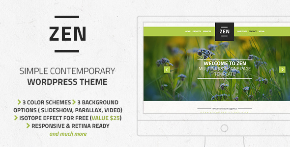 ThemeForest Zen Responsive Multipurpose One Page Blog Theme 8493572 ThemeForest Zen Responsive Multipurpose One Page Blog Theme 8493572