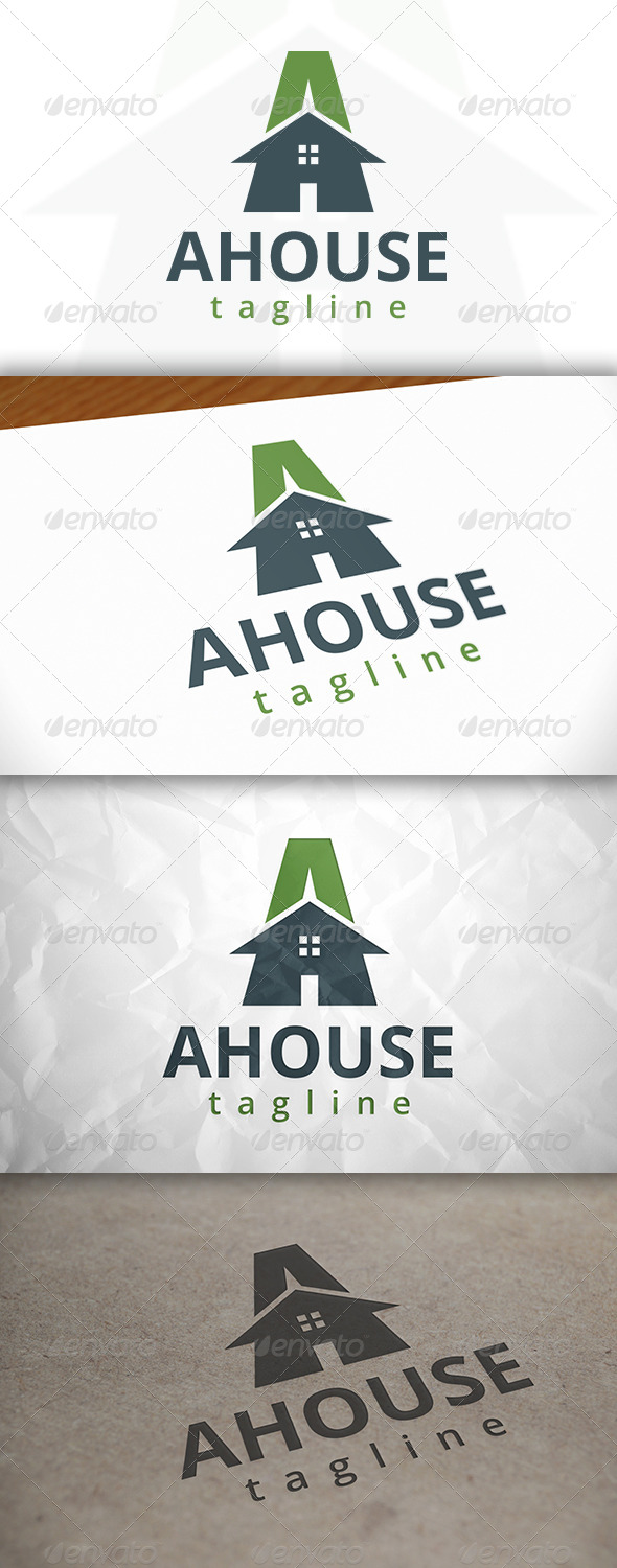 GraphicRiver A Letter House Logo 8643382 GraphicRiver A Letter House Logo 8643382