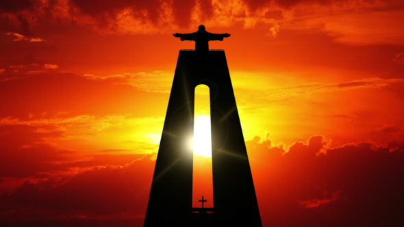 Cristo Rei and Sunrise Cristo Rei and Sunrise