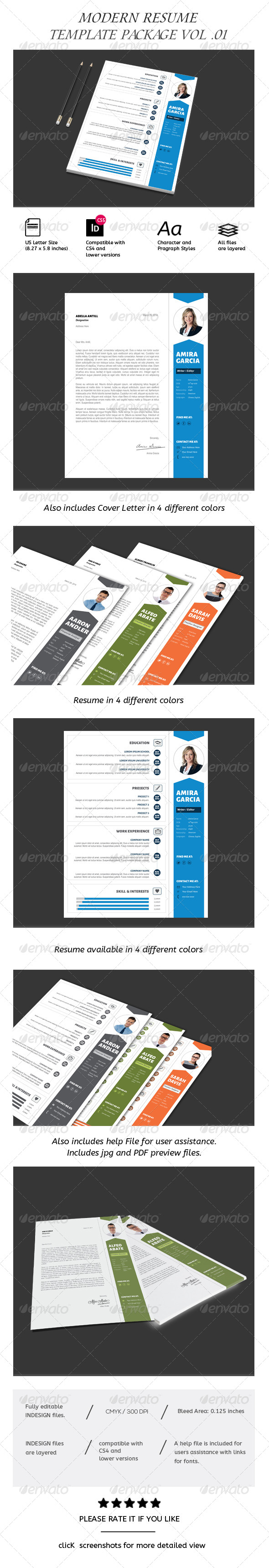 Clean Resume & Coverletter/CV Template