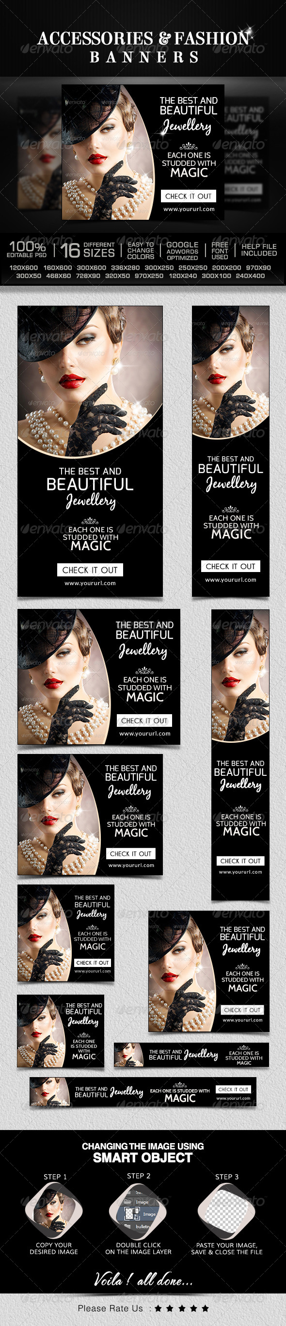 Fashion Accessories Banners (Banners & Ads)