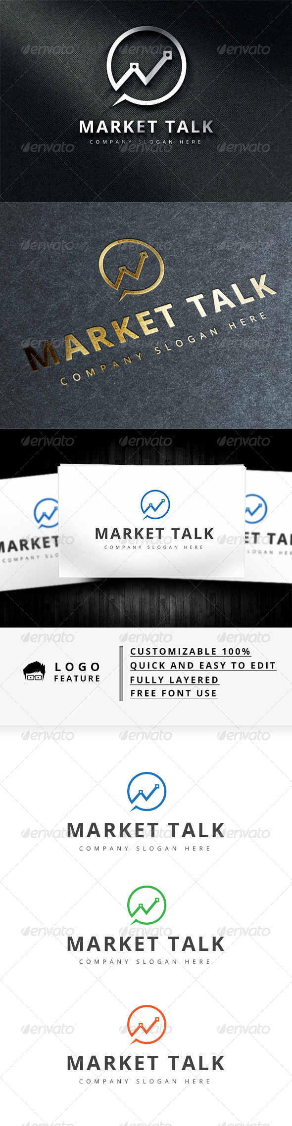 GraphicRiver Market Talk Logo 8645455 GraphicRiver Market Talk Logo 8645455
