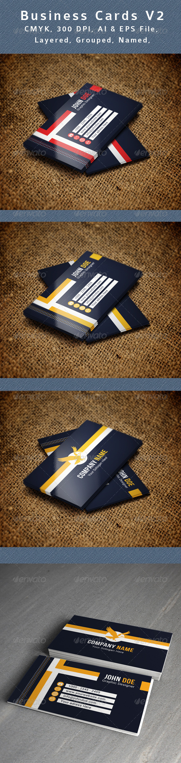 GraphicRiver Creative Business Card V2 8645609 GraphicRiver Creative Business Card V2 8645609