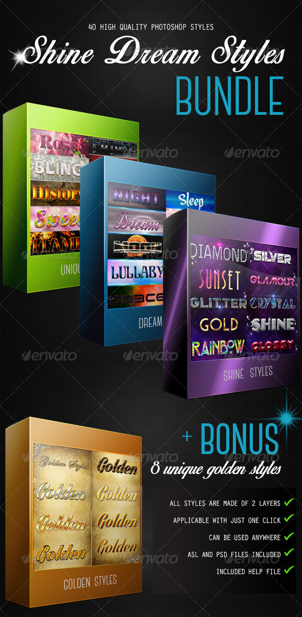 GraphicRiver Shine Dream Styles 8645690 GraphicRiver Shine Dream Styles 8645690