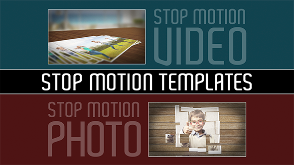 Stop Motion Templates 2 Projects in 1 Stop Motion Templates 2 Projects in 1