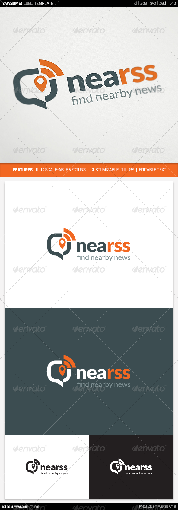 GraphicRiver NeaRSS Logo 8646154 GraphicRiver NeaRSS Logo 8646154
