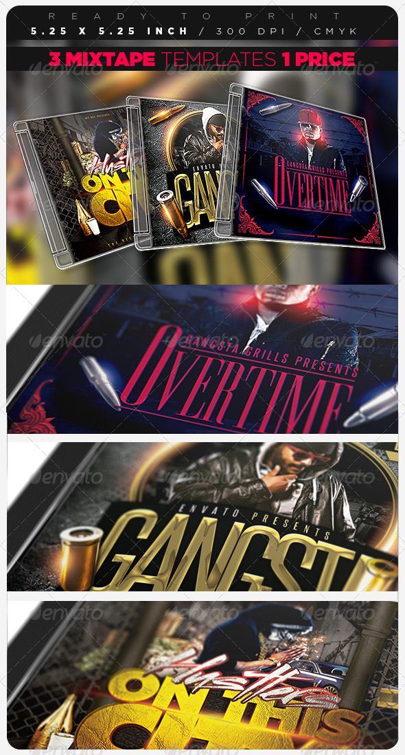 GraphicRiver Mixtape Bundle Template 8646619 GraphicRiver Mixtape Bundle Template 8646619