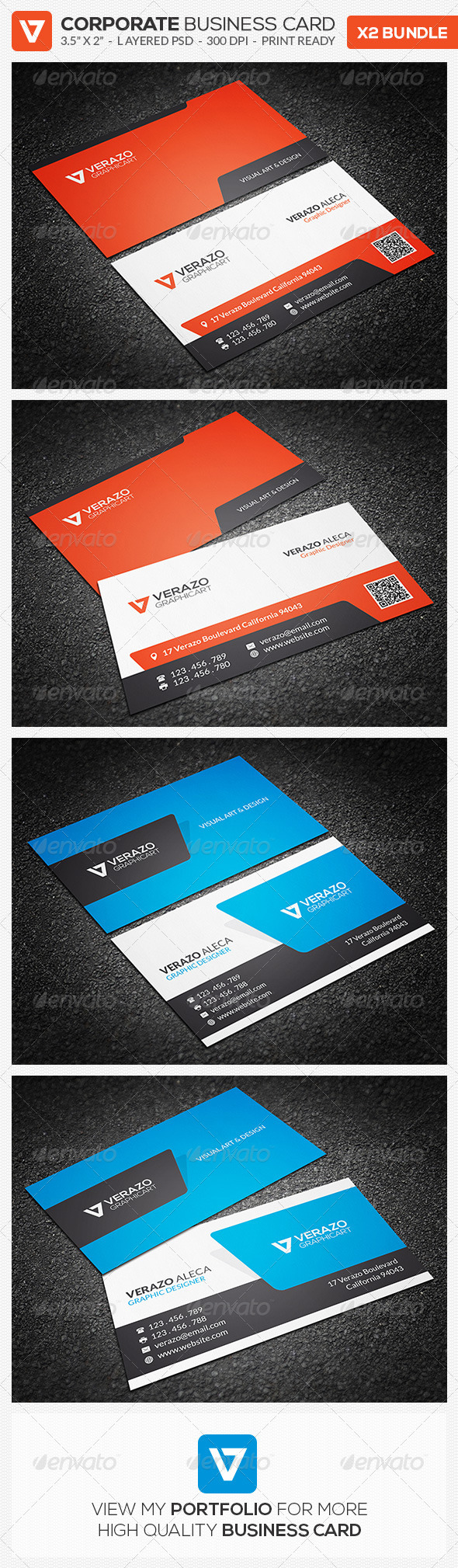 GraphicRiver Business Card Bundle 07 8646645 GraphicRiver Business Card Bundle 07 8646645