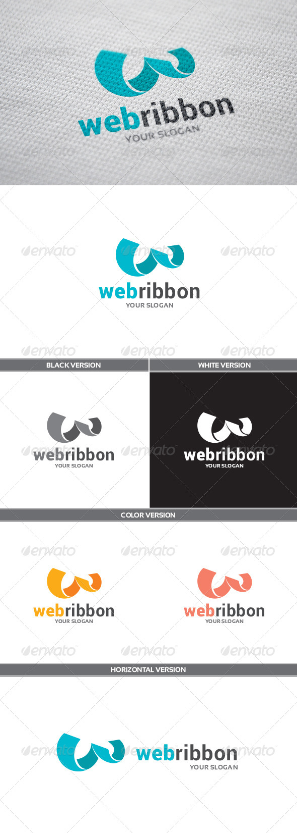 GraphicRiver WebRibbon Logo 8646817 GraphicRiver WebRibbon Logo 8646817