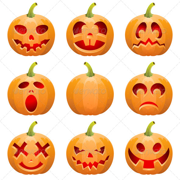 GraphicRiver Collect Pumpkin for Halloween 8654814 GraphicRiver Collect Pumpkin for Halloween 8654814