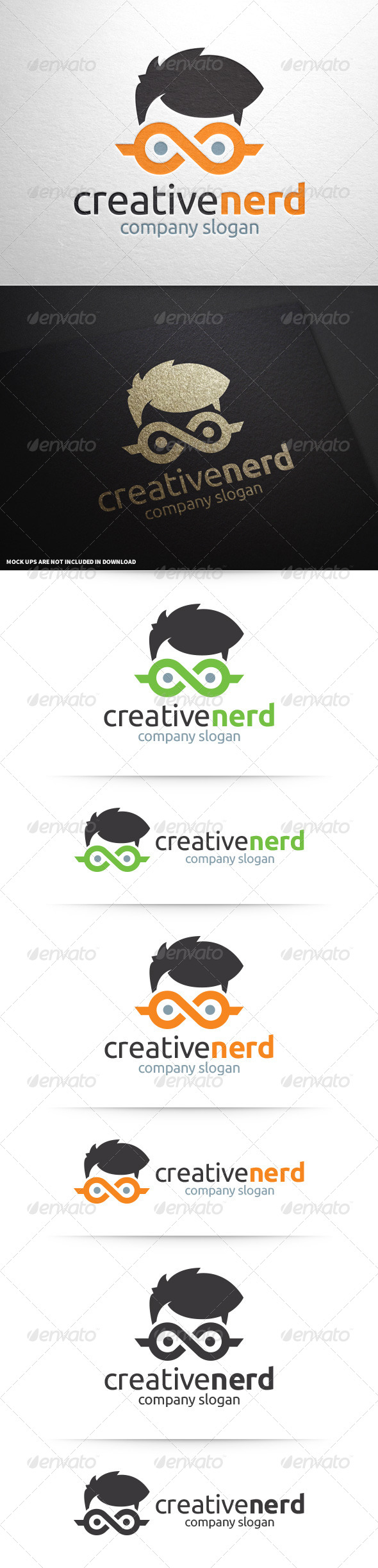 Creative Nerd Logo Template