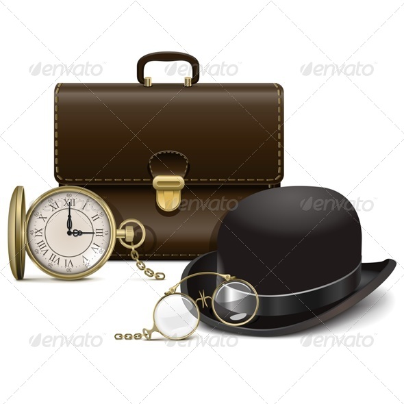 GraphicRiver Retro Accessories Set 8657149 GraphicRiver Retro Accessories Set 8657149