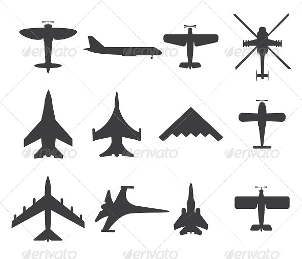 GraphicRiver Planes Icons 8657294 GraphicRiver Planes Icons 8657294