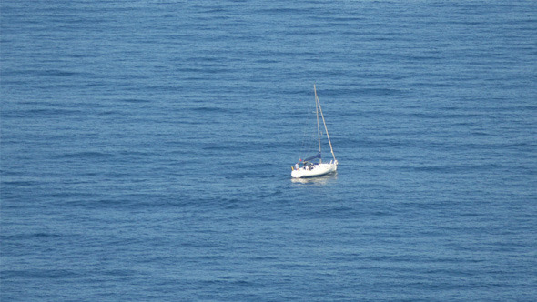 Sailing Boat at Ocean 829 Sailing Boat at Ocean 829