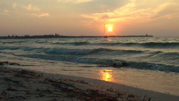 Sunset At Sea Sunset At Sea