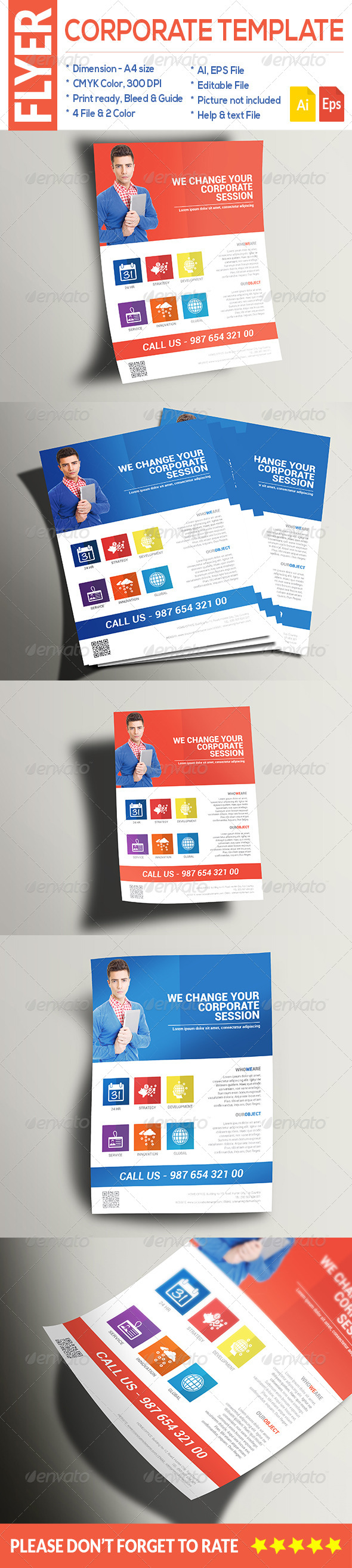 GraphicRiver Multipurpose Corporate Flyer 8659112 GraphicRiver Multipurpose Corporate Flyer 8659112