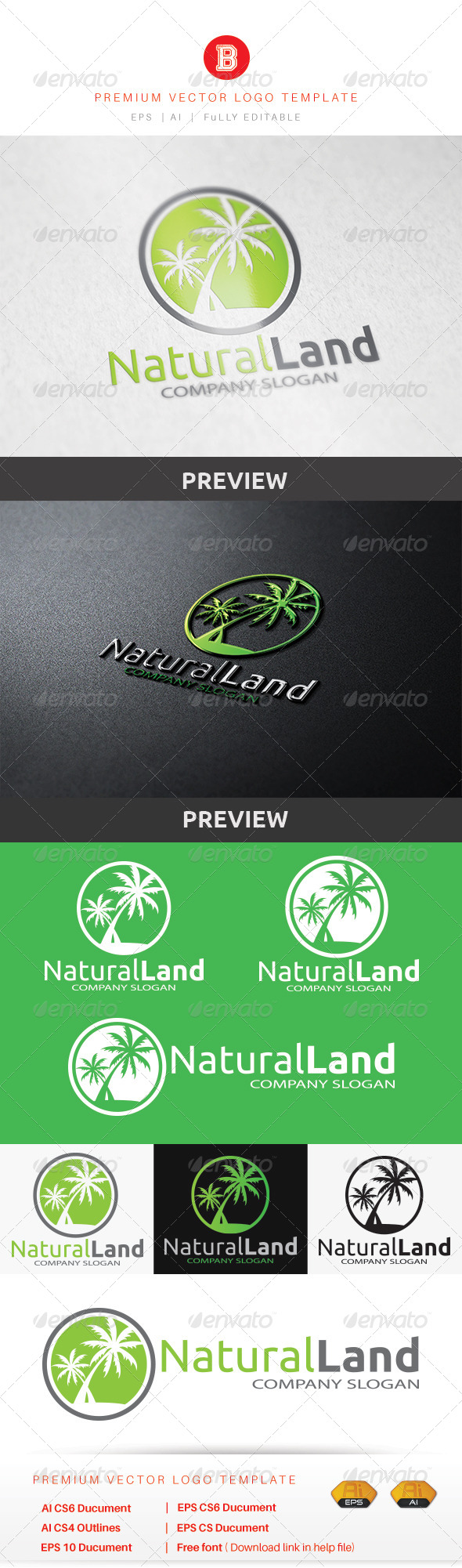 GraphicRiver Natural Land 8659177 GraphicRiver Natural Land 8659177