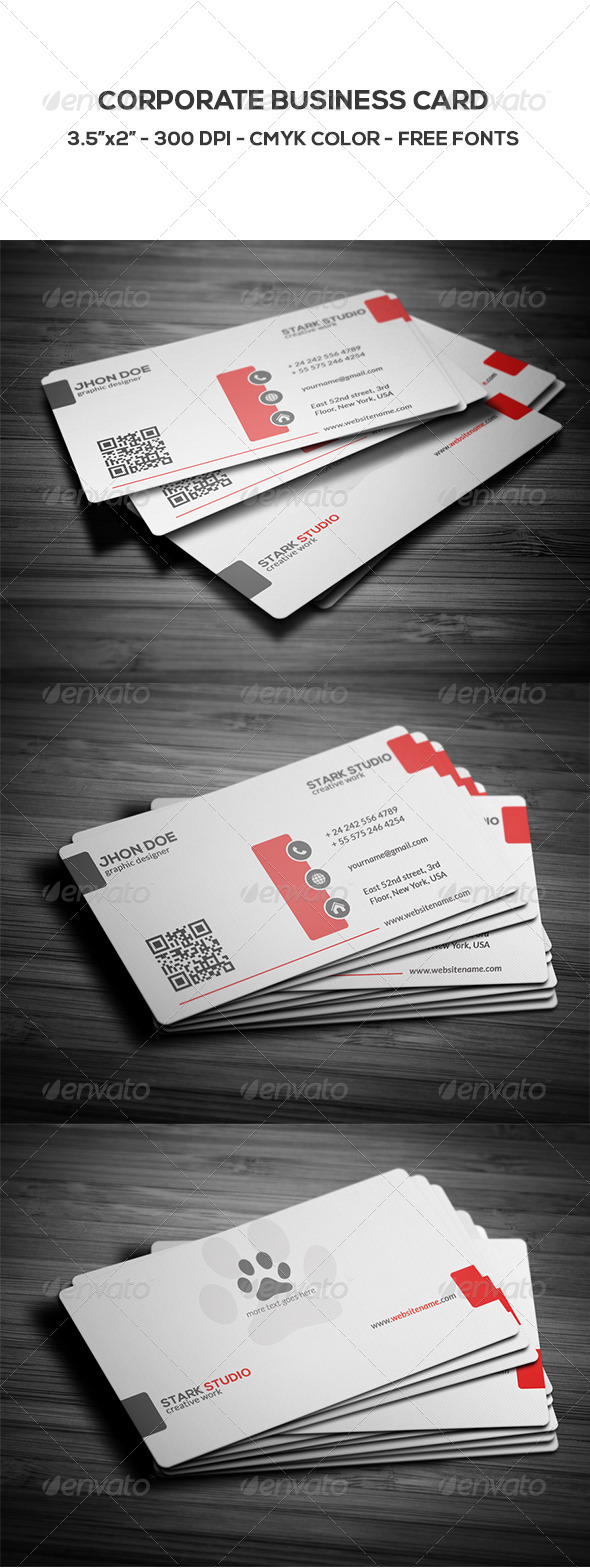 GraphicRiver Corporate Business Card 8659200 GraphicRiver Corporate Business Card 8659200