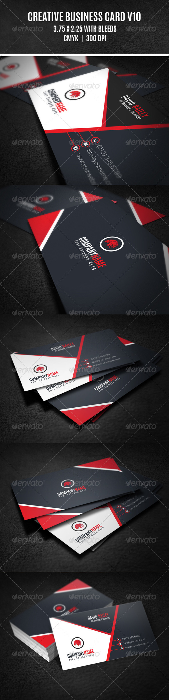 GraphicRiver Creative Business Card V10 8659234 GraphicRiver Creative Business Card V10 8659234