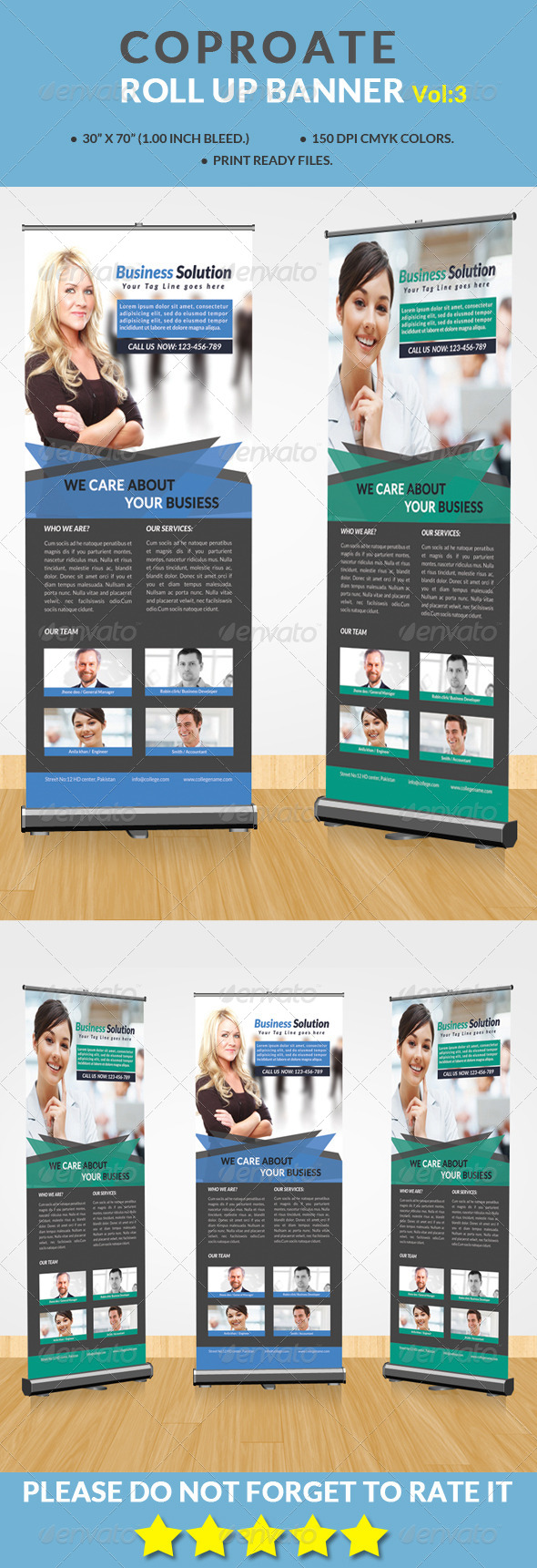 GraphicRiver Corporate Roll-up Banner Vol 3 8659238 GraphicRiver Corporate Roll-up Banner Vol 3 8659238