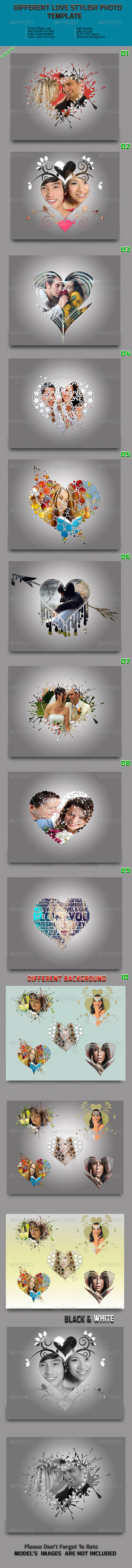 GraphicRiver Different Love Stylish Photo Frame Templates 8659246 GraphicRiver Different Love Stylish Photo Frame Templates 8659246