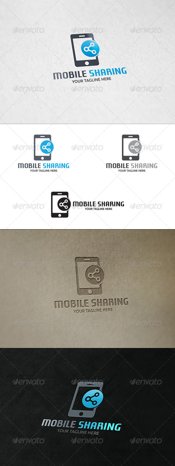 GraphicRiver Mobile Sharing Logo Template 8659286 GraphicRiver Mobile Sharing Logo Template 8659286