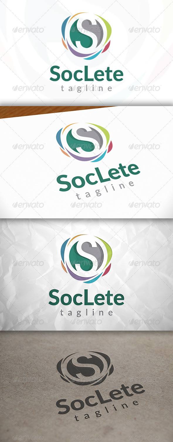 GraphicRiver Social Colors Logo 8659330 GraphicRiver Social Colors Logo 8659330