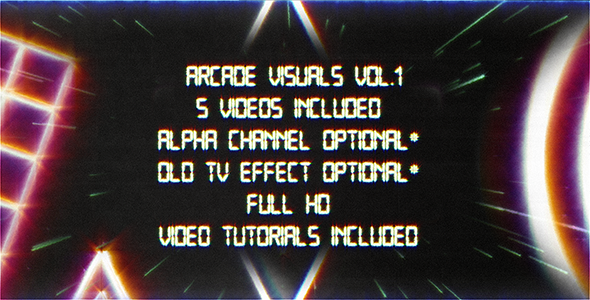 Retro Arcade Visuals Vol.1 Retro Arcade Visuals Vol.1