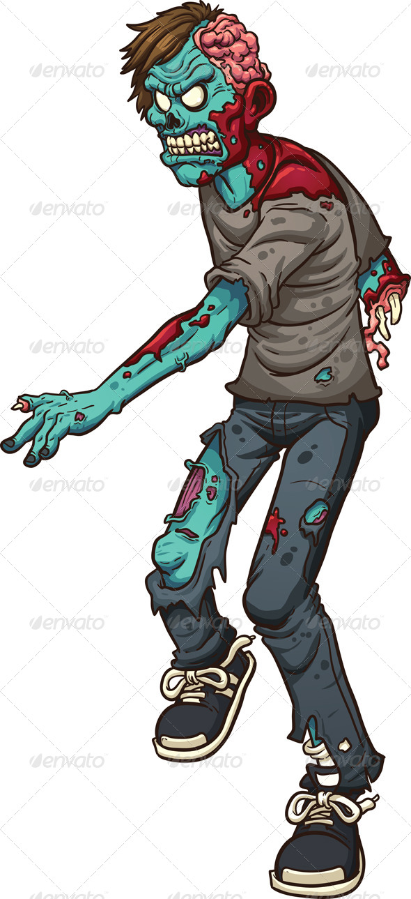 GraphicRiver Walking Zombie 8659618 GraphicRiver Walking Zombie 8659618