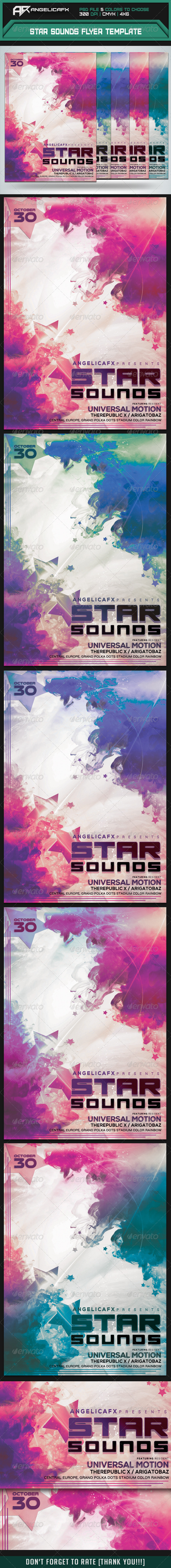 Star Sounds Flyer Template (Flyers)