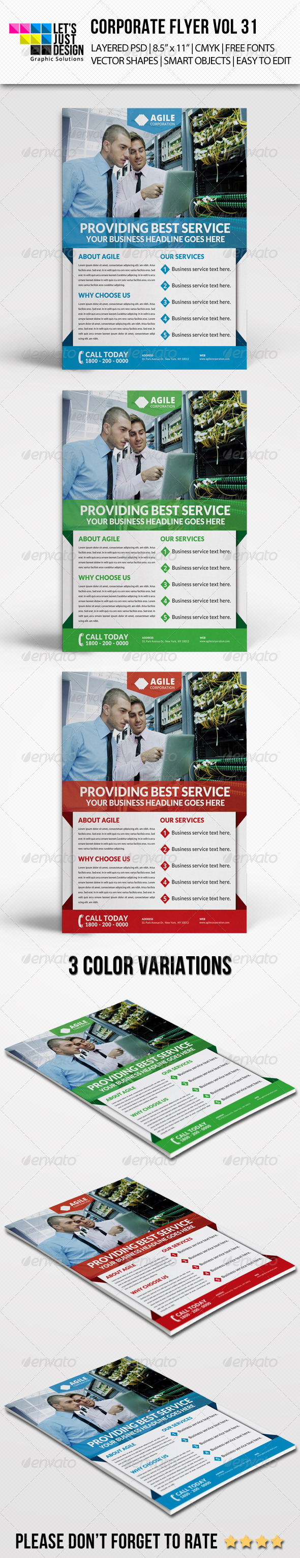 Corporate Flyer Template Vol 31 (Corporate)