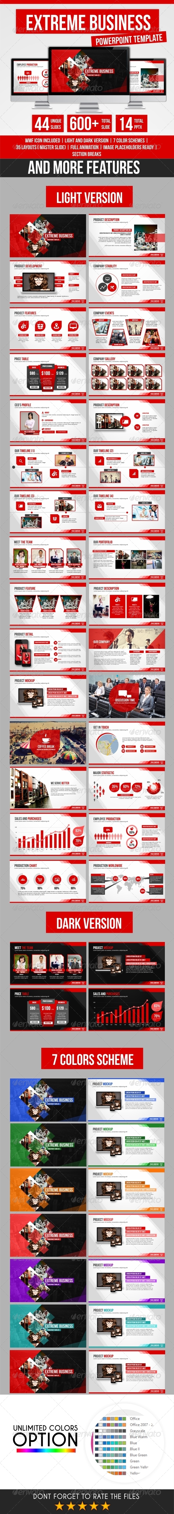 GraphicRiver Extreme Bussiness PowerPoint Template 8661344 GraphicRiver Extreme Bussiness PowerPoint Template 8661344