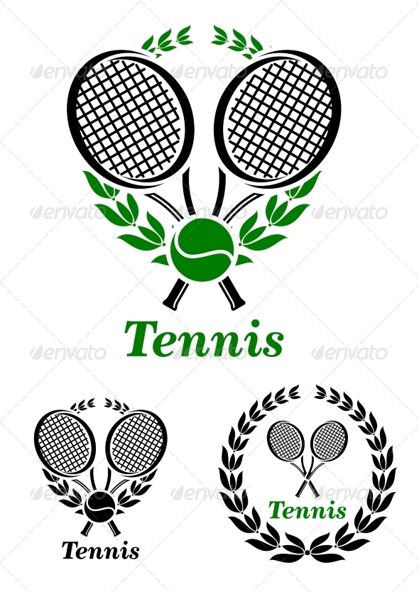 GraphicRiver Tennis sporting emblem or logo 8661445 GraphicRiver Tennis sporting emblem or logo 8661445