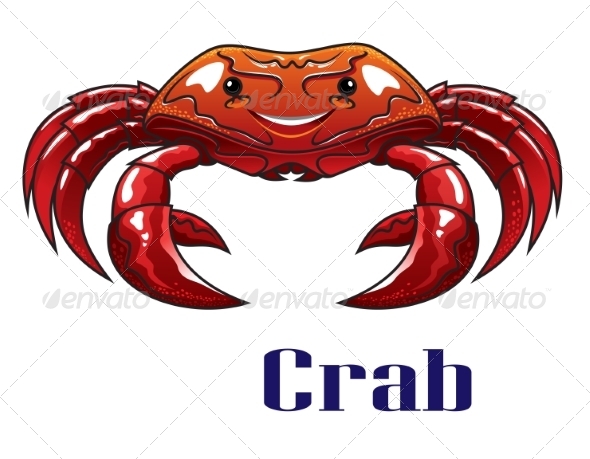 GraphicRiver Cartoon Crab 8661507 GraphicRiver Cartoon Crab 8661507