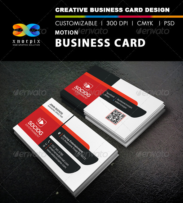 Motion Business Card (Corporate)