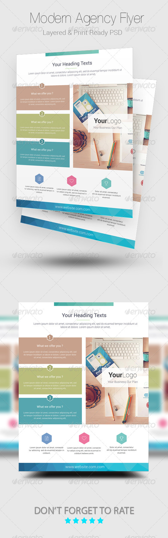GraphicRiver Modern Agency Flyer Template 8664711 GraphicRiver Modern Agency Flyer Template 8664711