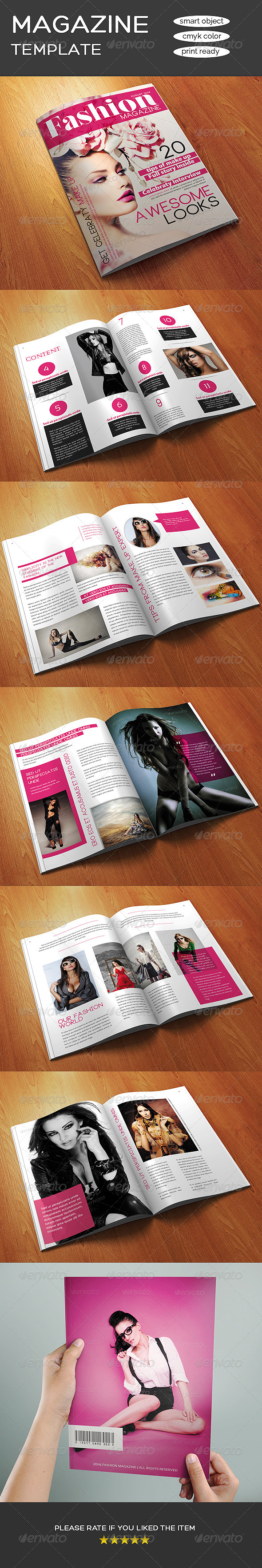 GraphicRiver 12 Pages A4 Size Fashion Magazine Template 8675948 GraphicRiver 12 Pages A4 Size Fashion Magazine Template 8675948