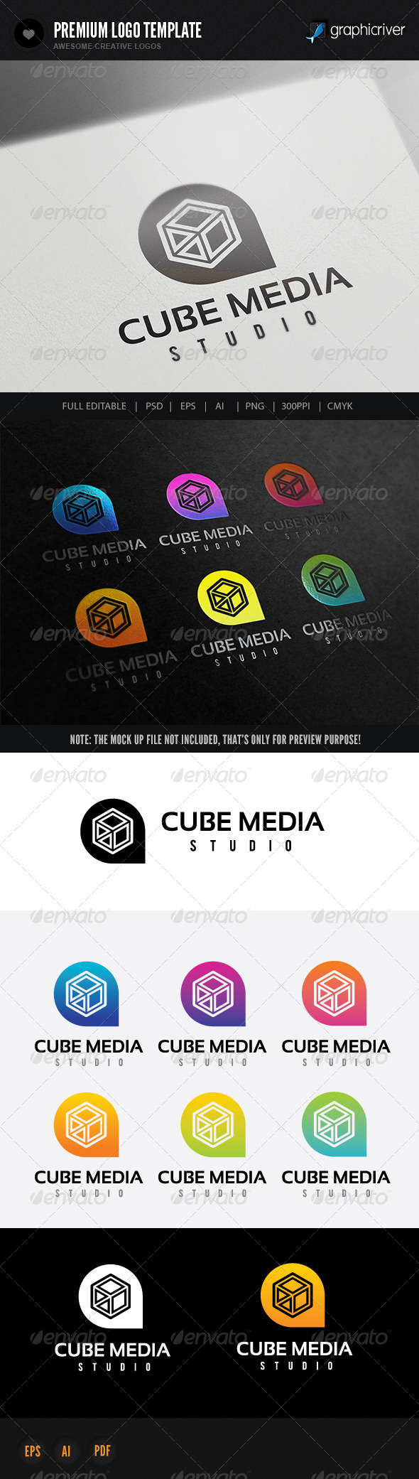 GraphicRiver Cube Media Studio 8676223 GraphicRiver Cube Media Studio 8676223
