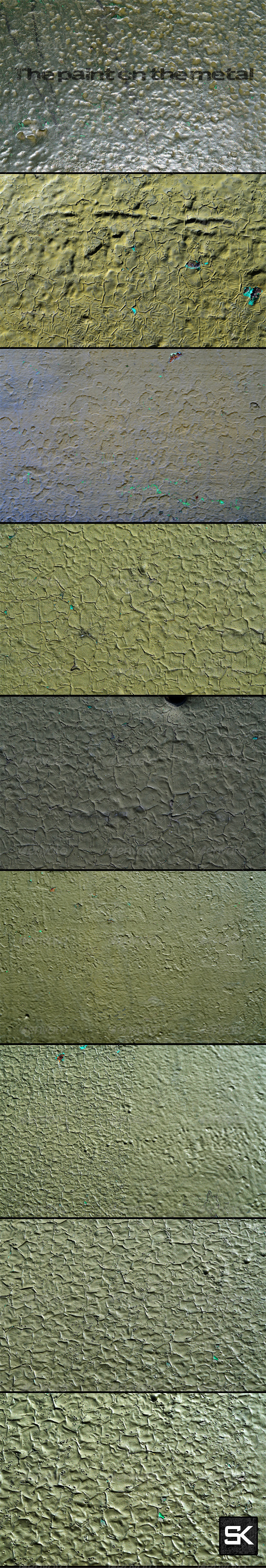 GraphicRiver The Paint On The Metal 8676454 GraphicRiver The Paint On The Metal 8676454