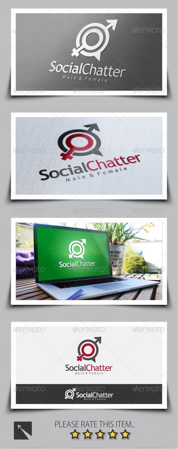 GraphicRiver Social Chat Logo Template 8676552 GraphicRiver Social Chat Logo Template 8676552