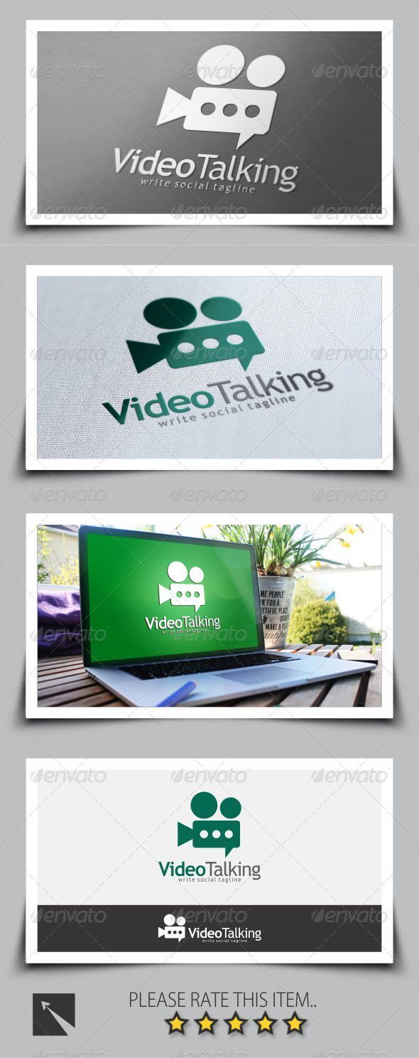 GraphicRiver Video Chat Logo Template 8676575 GraphicRiver Video Chat Logo Template 8676575