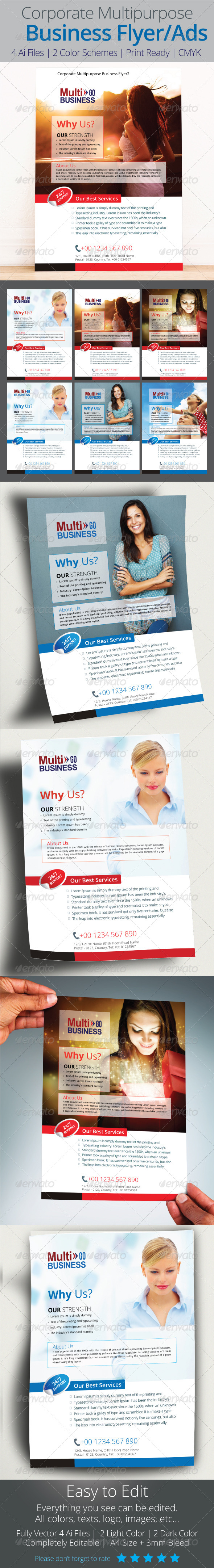 GraphicRiver Corporate Multipurpose Business Flyer 8676640 GraphicRiver Corporate Multipurpose Business Flyer 8676640