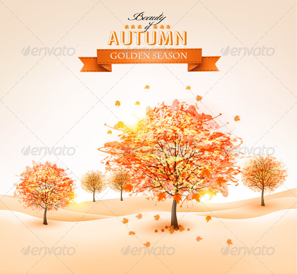 GraphicRiver Autumn Background 8677213 GraphicRiver Autumn Background 8677213