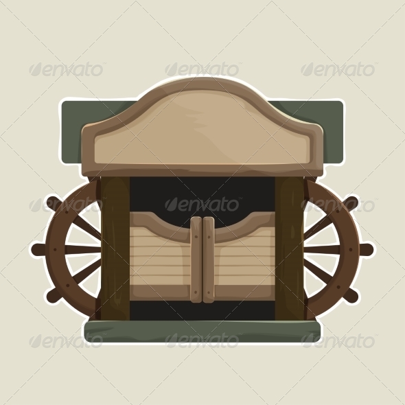 GraphicRiver Cartoon styled Old Western Swinging Saloon Doors 8678522 GraphicRiver Cartoon styled Old Western Swinging Saloon Doors 8678522