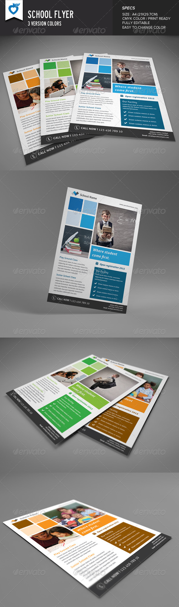 GraphicRiver School Flyer 8678525 GraphicRiver School Flyer 8678525