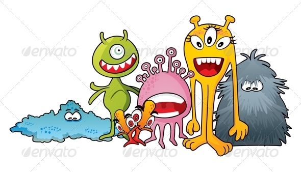 GraphicRiver Monster Characters 8678721 GraphicRiver Monster Characters 8678721