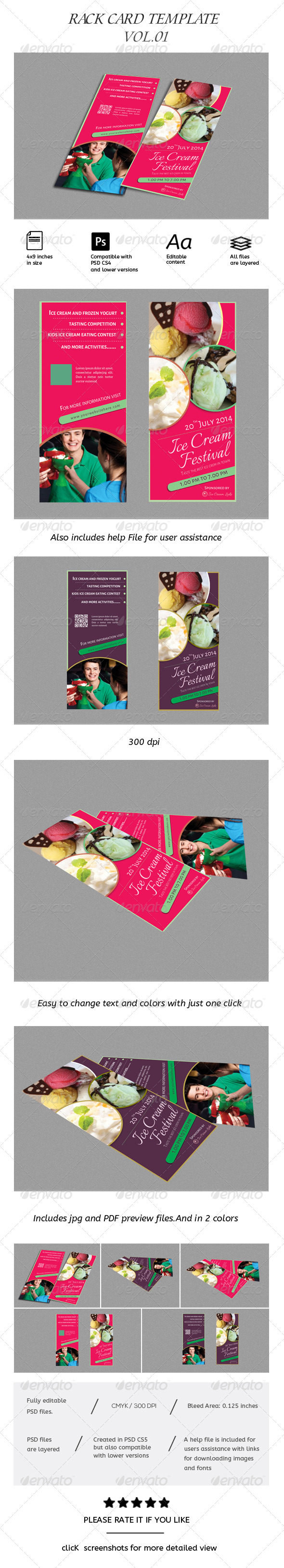 Rack Card Template Vol.01 Rack Card Template Vol.01
