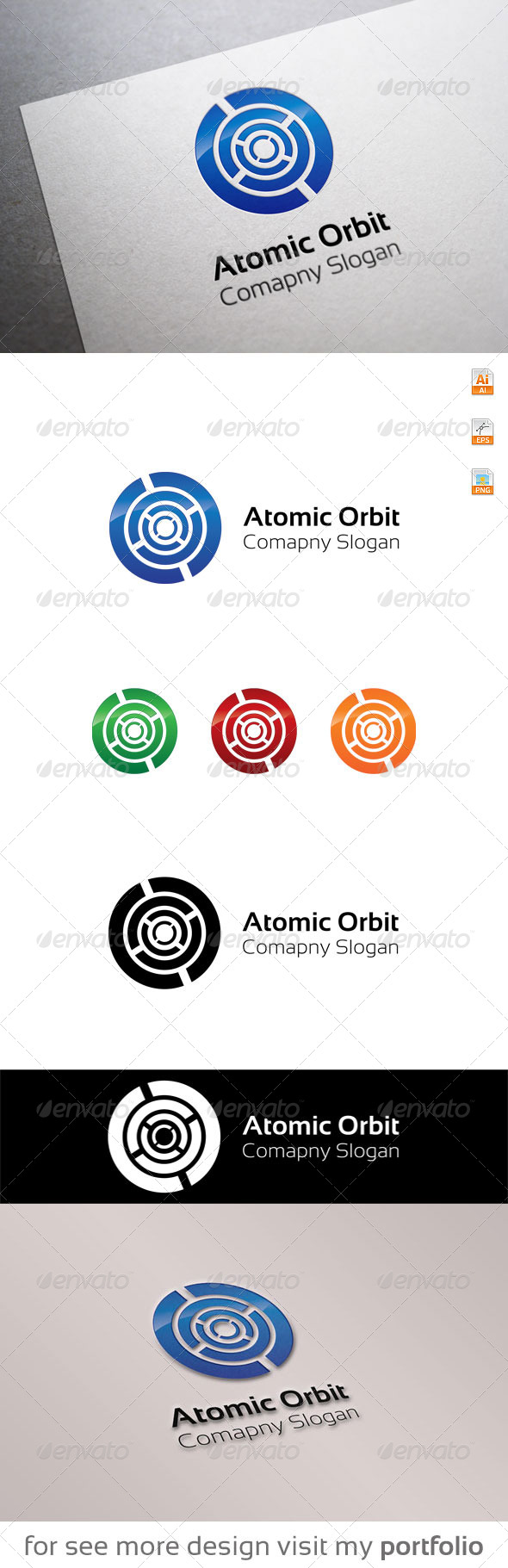 GraphicRiver Atomic Orbit logo 8679674 GraphicRiver Atomic Orbit logo 8679674