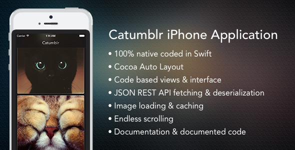 CodeCanyon Catumblr iOS Swift App 8679704 CodeCanyon Catumblr iOS Swift App 8679704